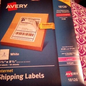 Avery White Internet Shipping Labels